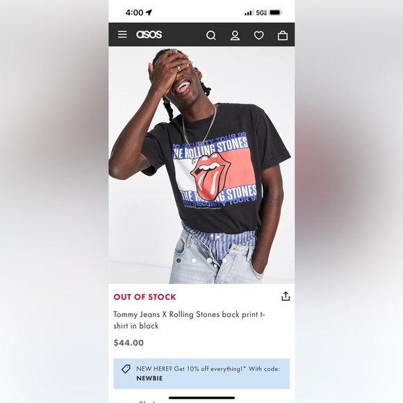 Sold out Tommy Jeans Rolling Stones collab T-shirt… - Picture 7 of 9